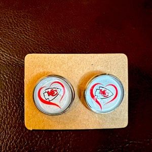 Kansas City Chiefs Stud Earrings.